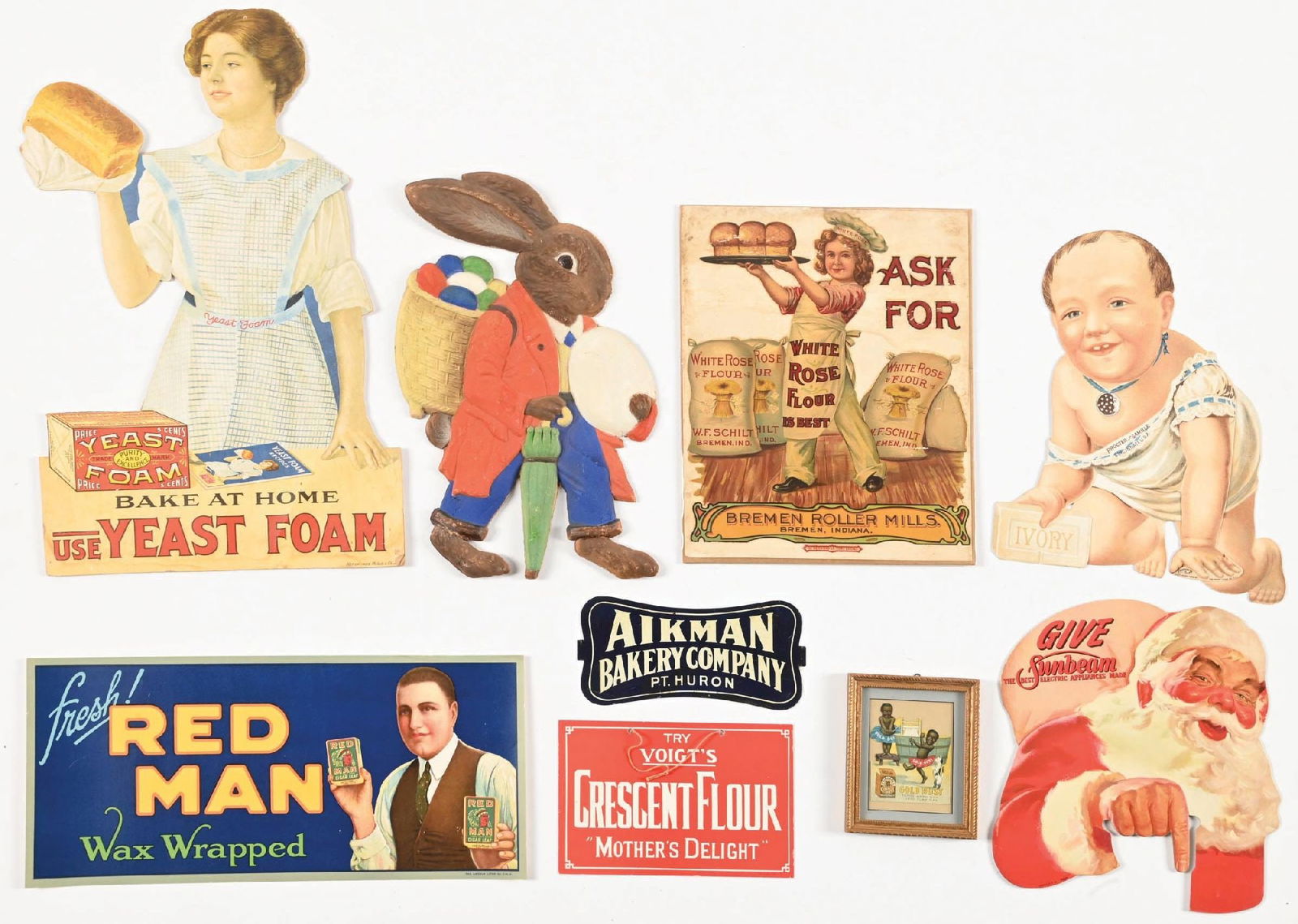 COLLECTION OF 9: VARIOUS COUNTRY STORE ADVERTISEMENTS (1 of 1)
