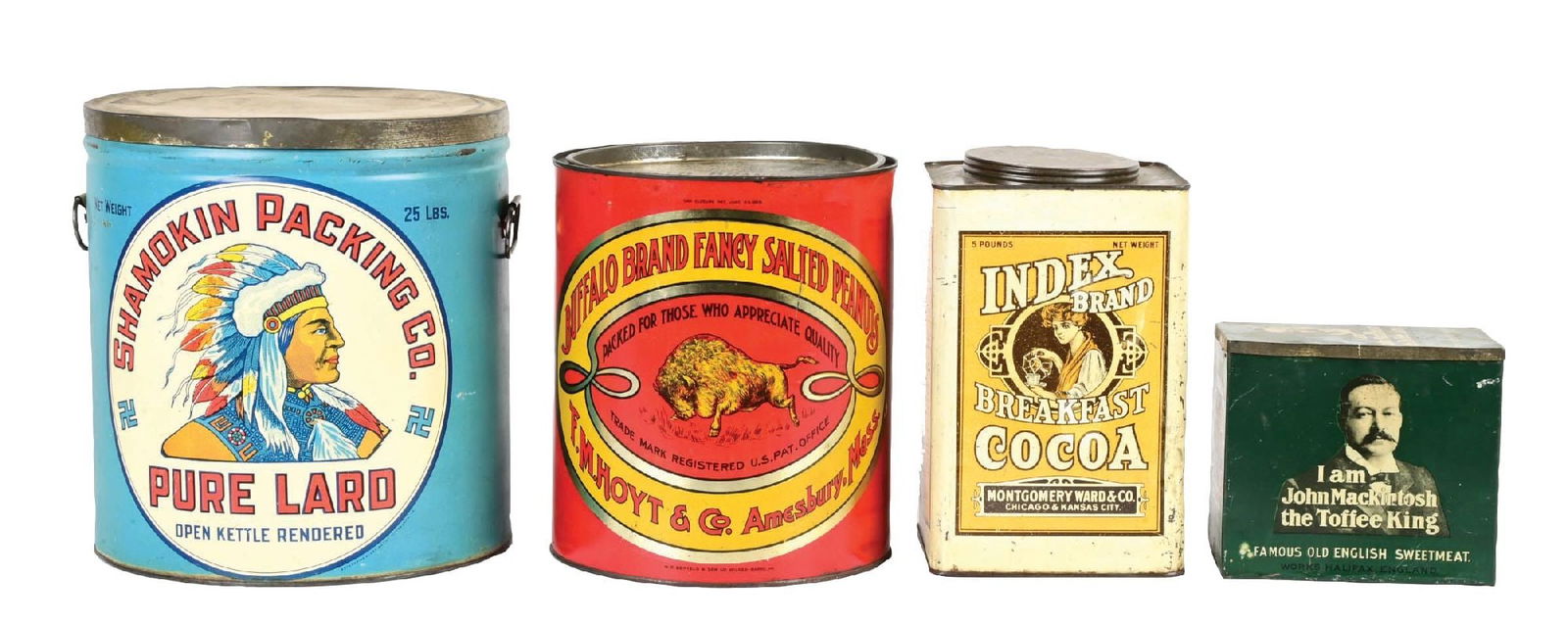 COLLECTION OF 4: COUNTRY STORE TINS (1 of 7)