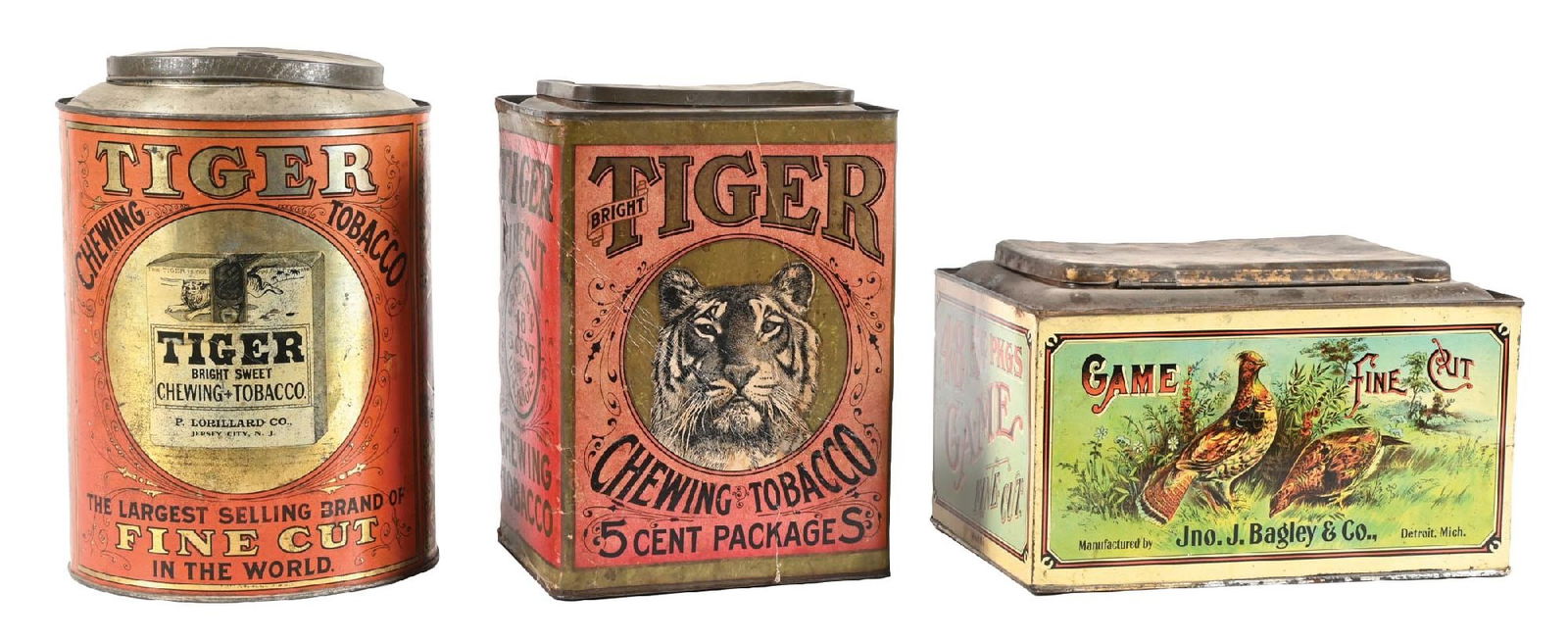 COLLECTION OF 3: TOBACCO TINS (1 of 4)