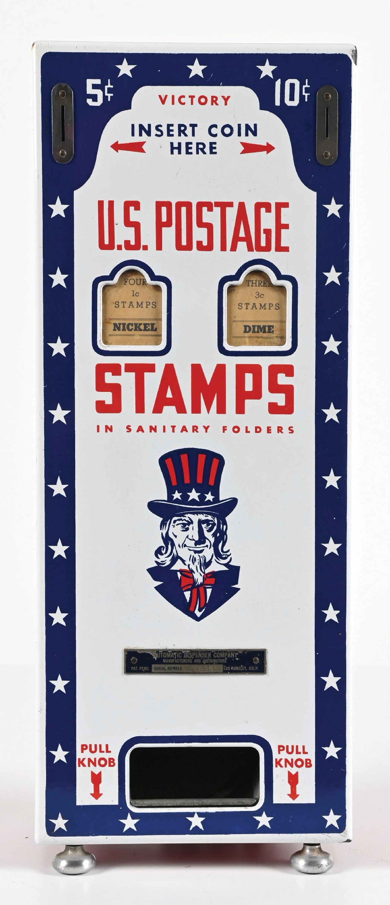 U.S. POSTAGE STAMP VENDING MACHINE - 2