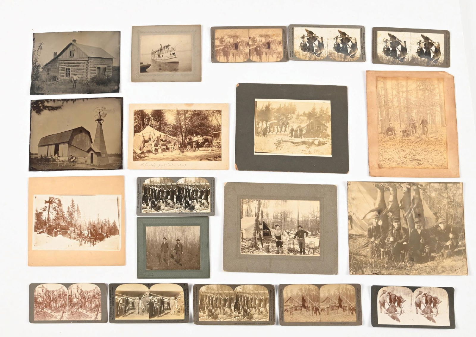 LARGE LOT OF BLACK & WHITE PHOTOGRAPHS (1 of 2)