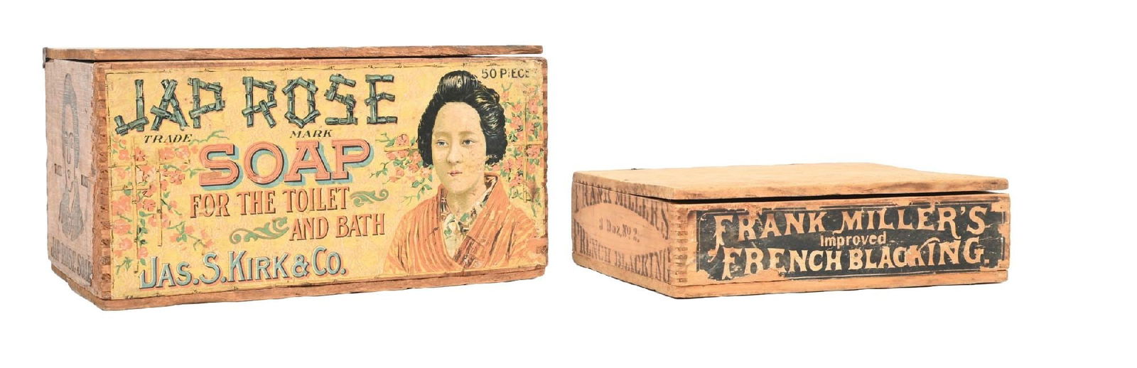 PAIR OF ORIGINAL COUNTRY STORE PRODUCT CRATES (1 of 5)