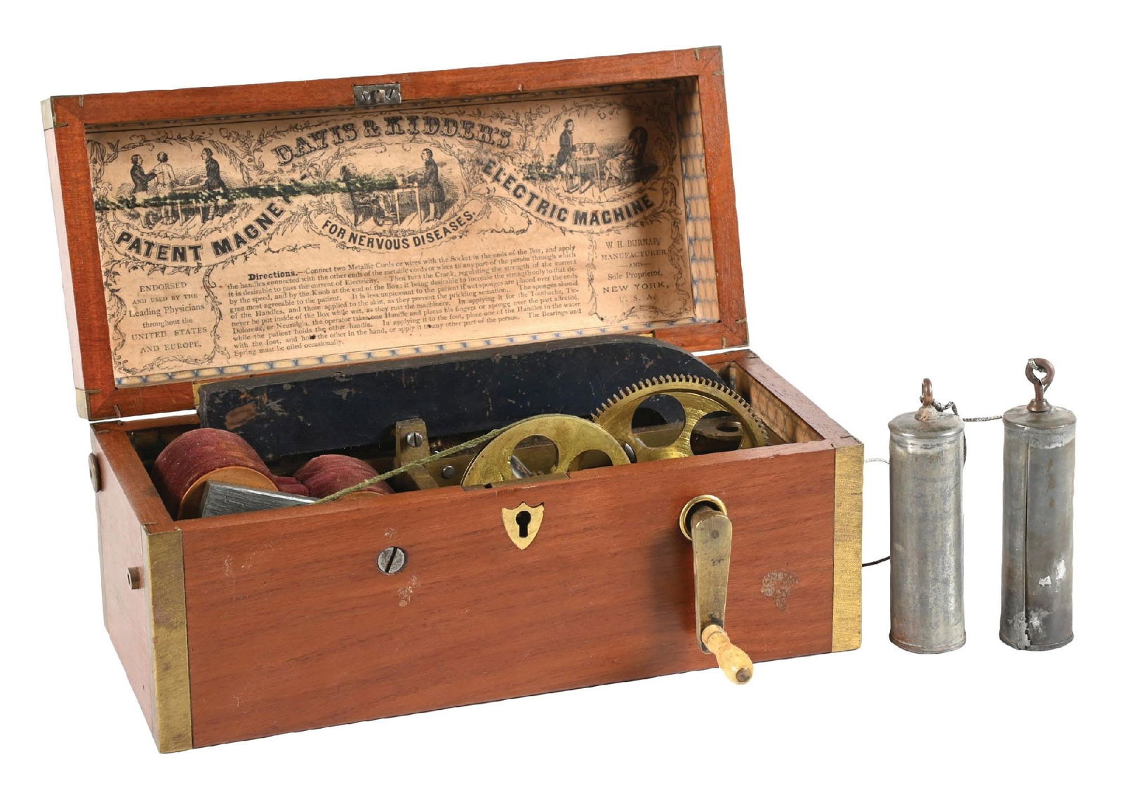DAVIS & KIDDERS PATENT MEDICINE ELECTRIC MACHINE (1 of 6)