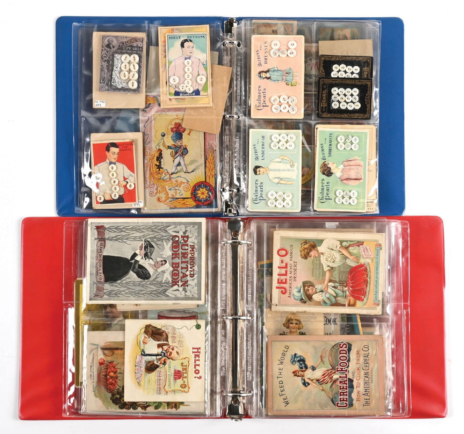 PAIR OF 3-RING BINDERS OF EPHEMERA & ADVERTISING ITEMS (1 of 4)