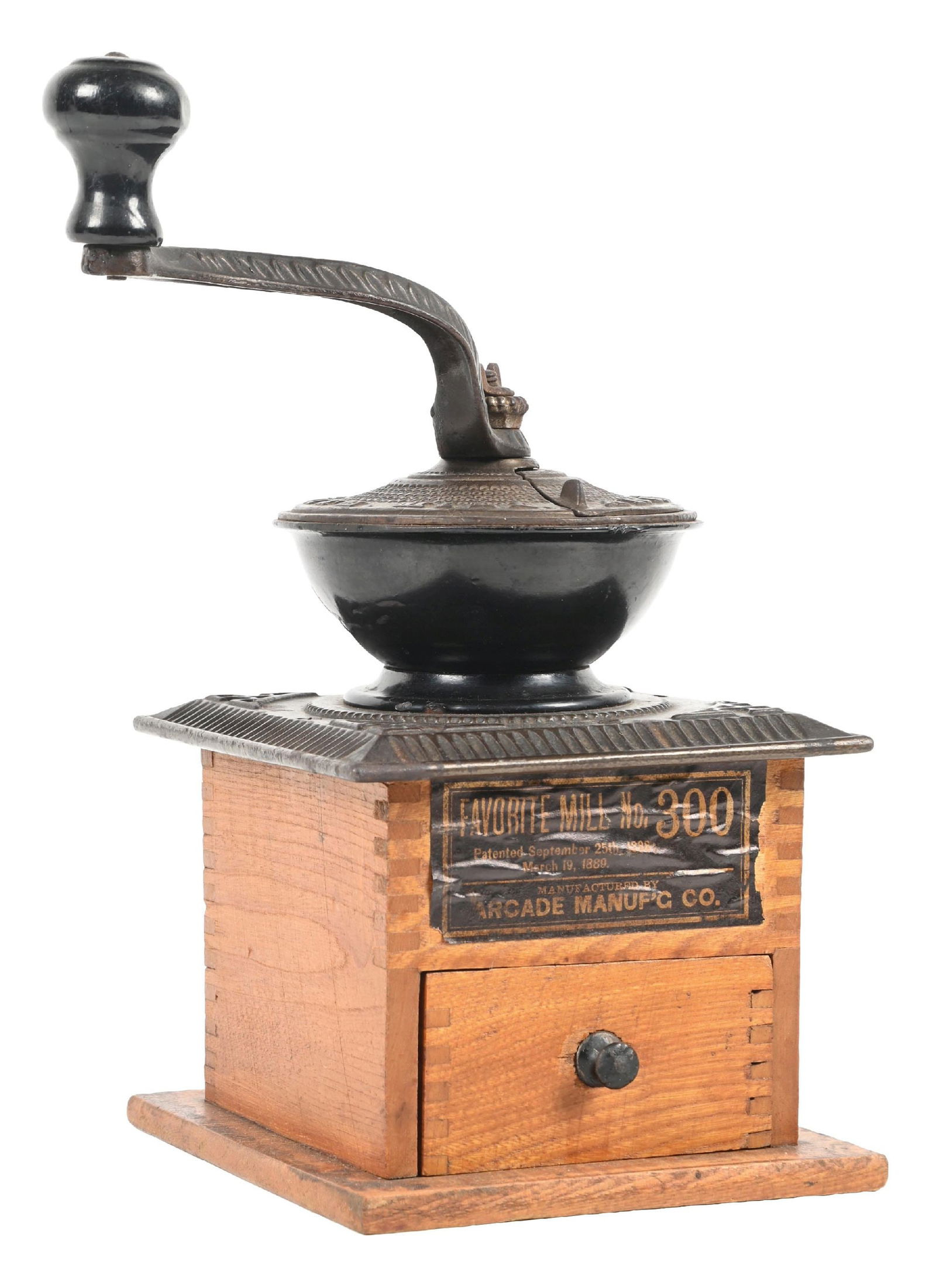 ARCADE MANUFACTURING NO. 300 COFFEE MILL (1 of 5)