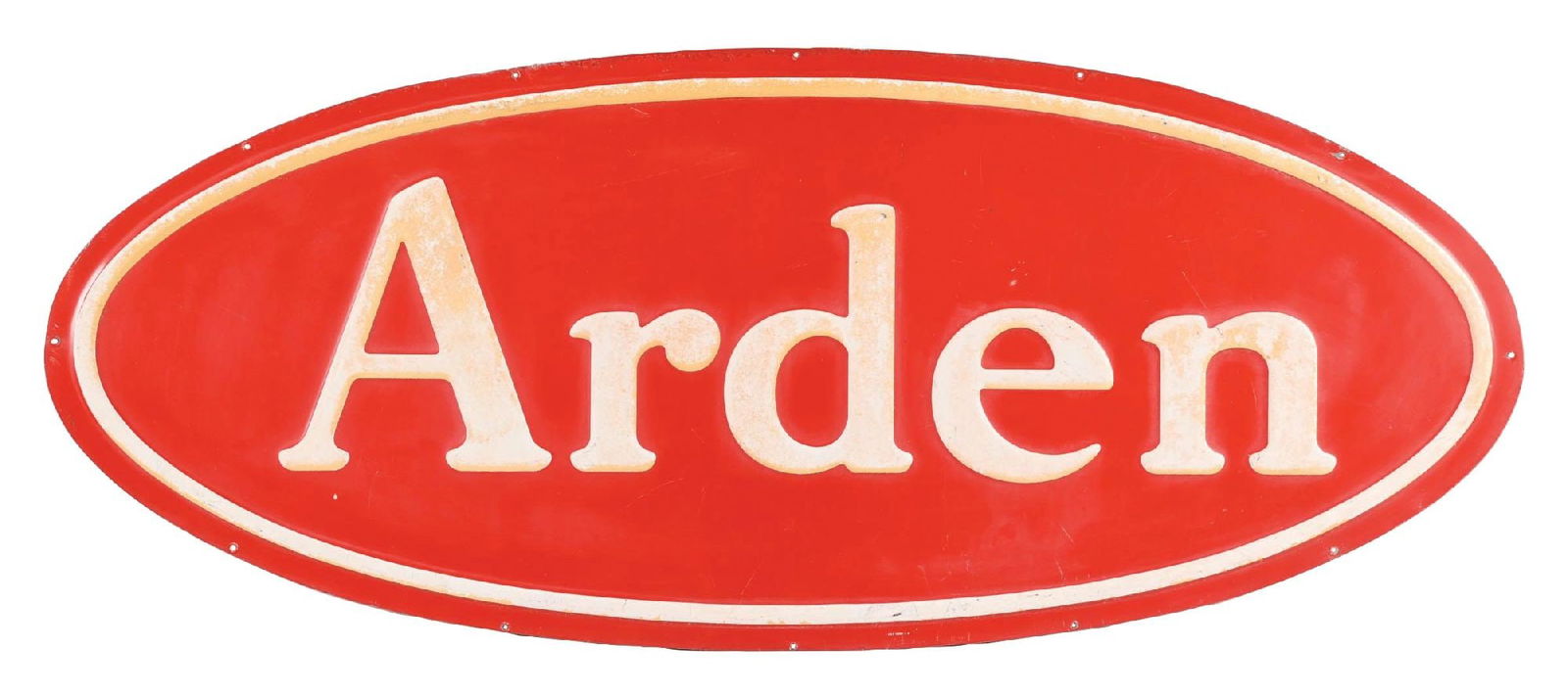 ARDEN MILK EMBOSSED TIN SIGN (1 of 3)