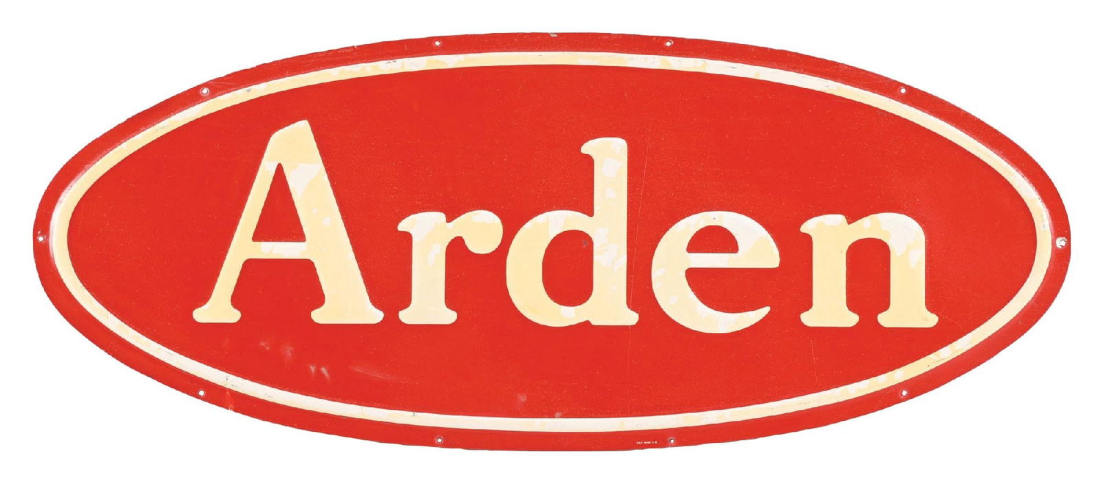 ARDEN MILK EMBOSSED TIN SIGN (1 of 3)