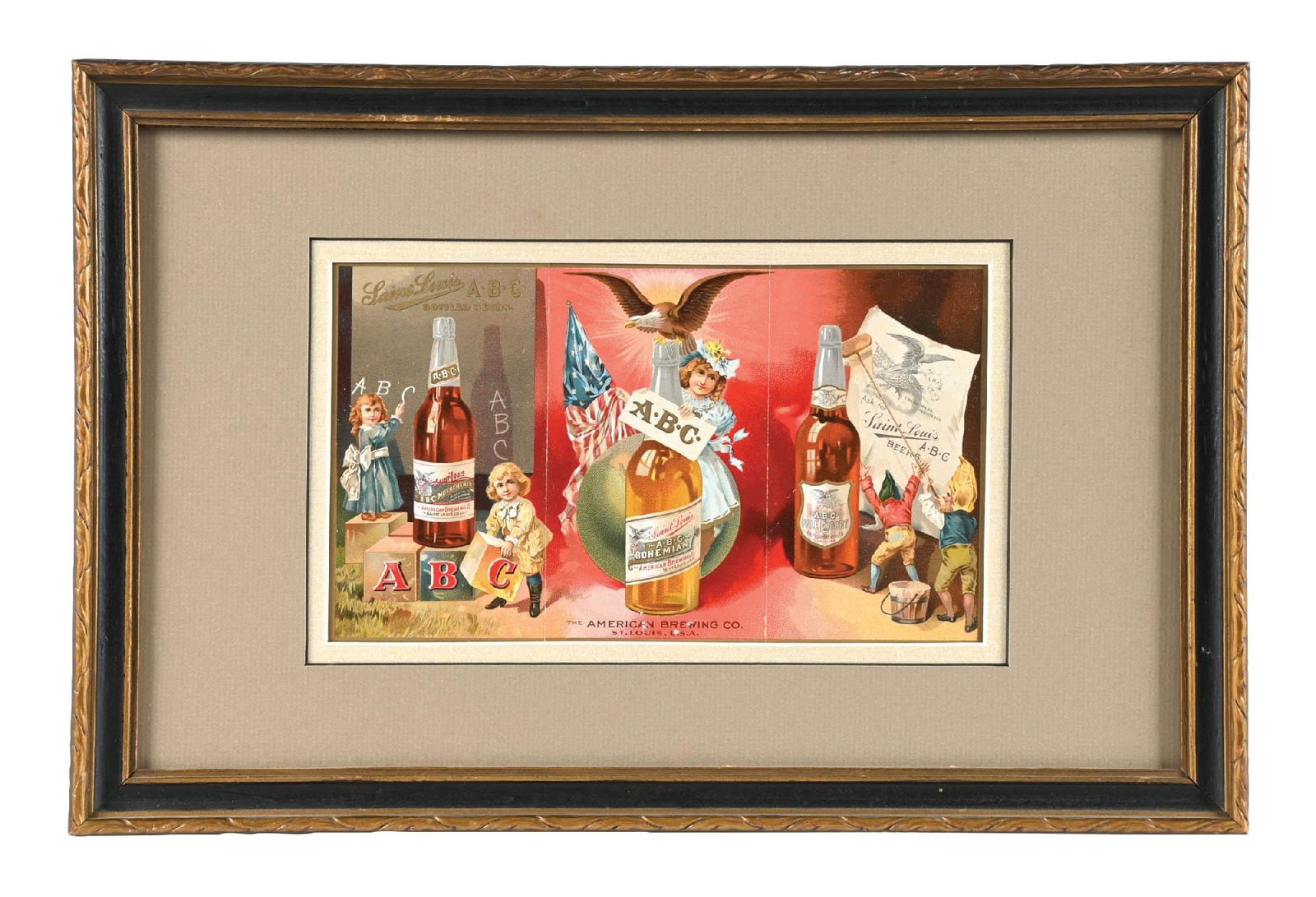 THE AMERICAN BREWING CO. TRADE CARD (1 of 2)