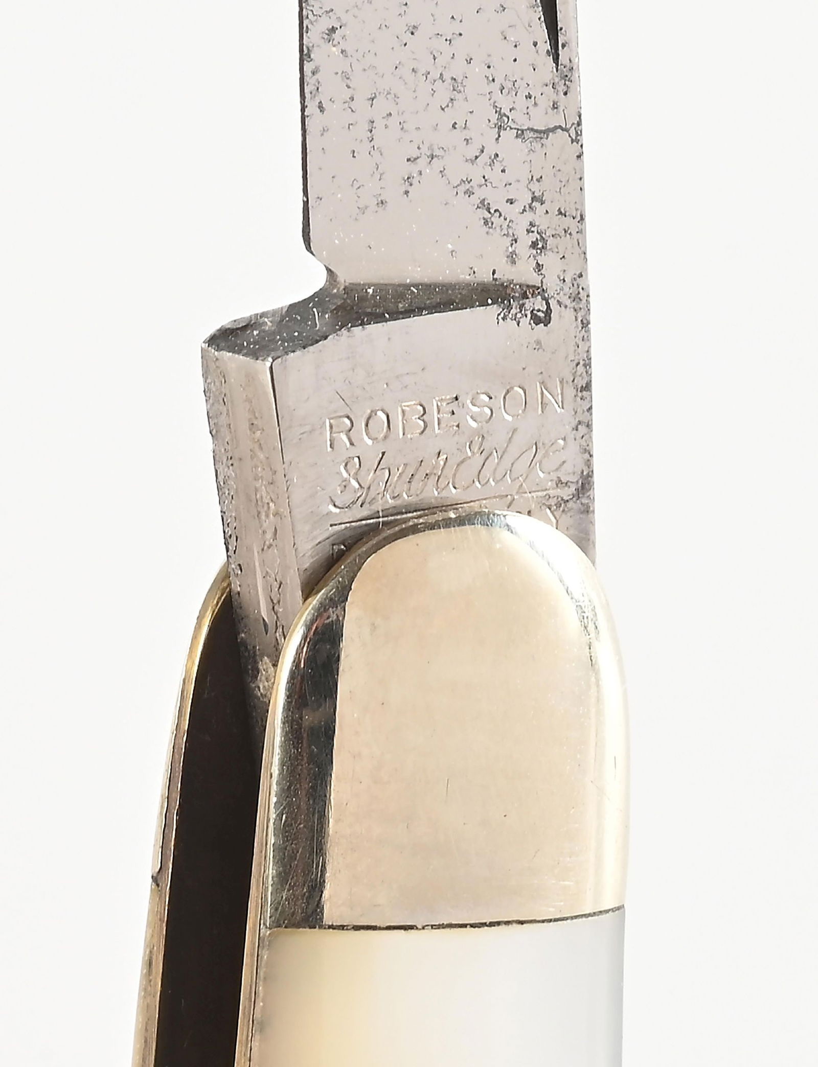 LOT OF 5: ROBESON SHUREDGE CUTLERY CO. POCKET KNIVES. - 13