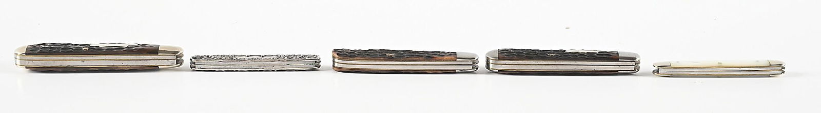 LOT OF 5: ROBESON SHUREDGE CUTLERY CO. POCKET KNIVES. - 16
