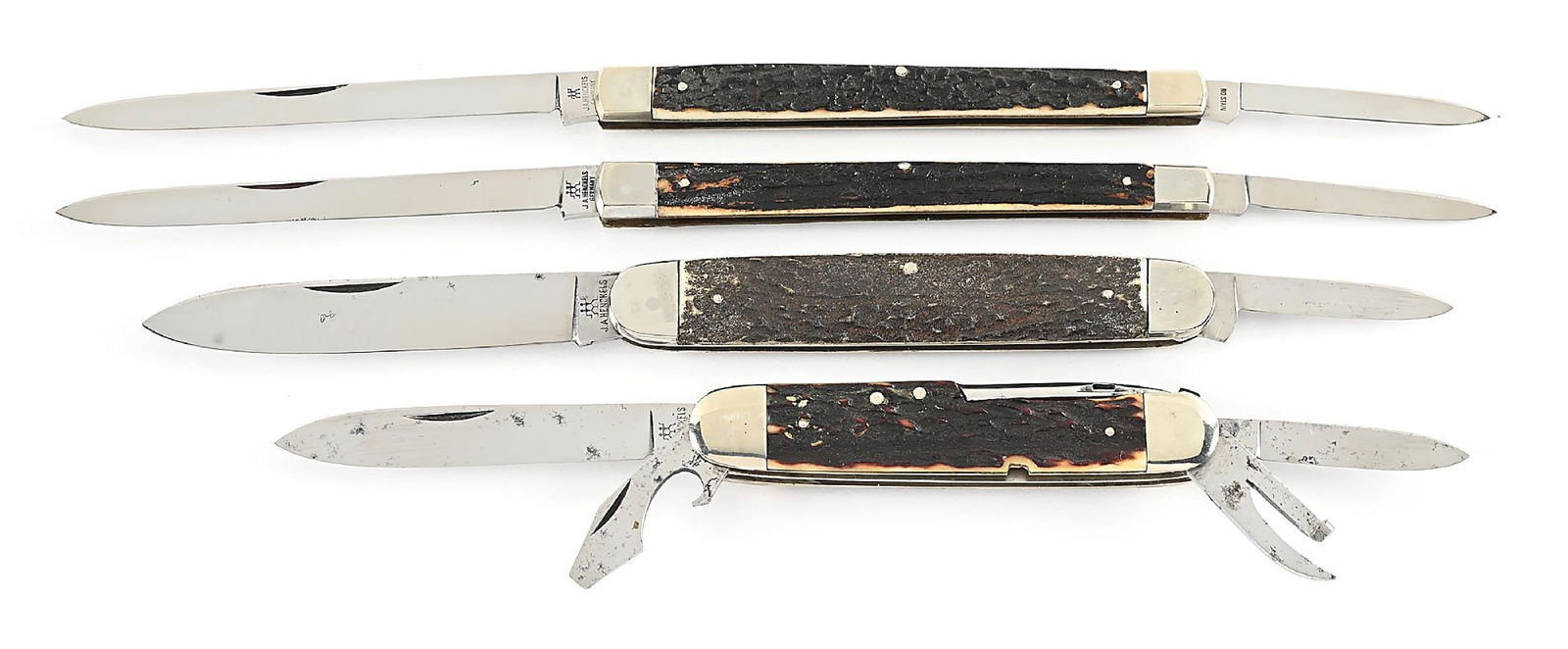 LOT OF 4: J.A. HENCKELS POCKET KNIVES. (1 of 13)