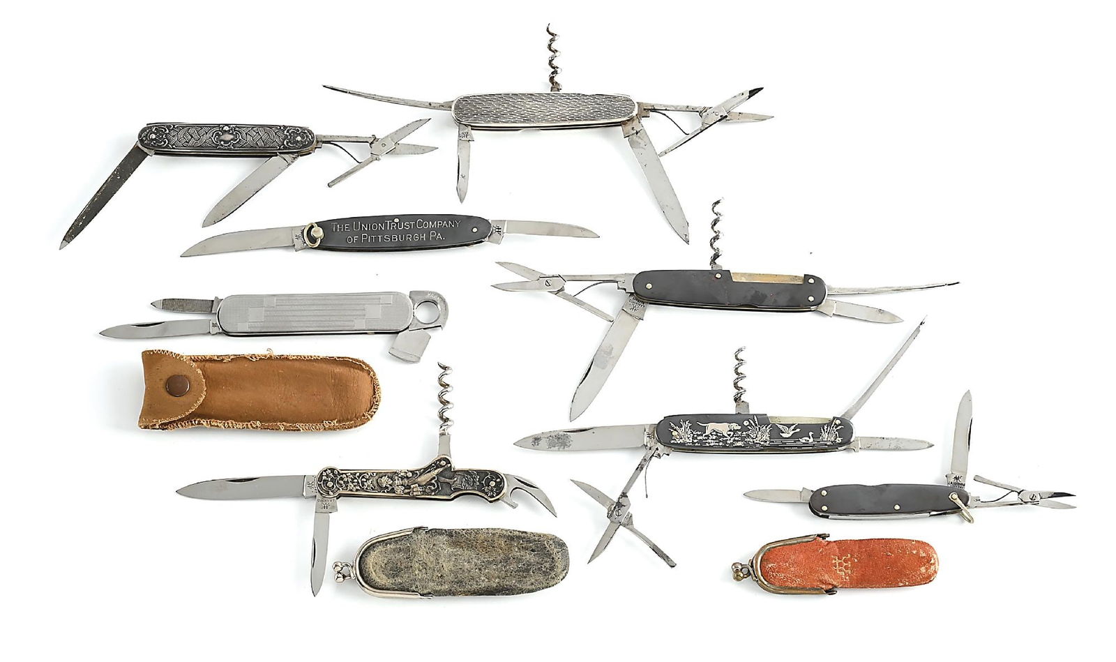 LOT OF 8: J. A. HENCKELS POCKET KNIVES. (1 of 3)