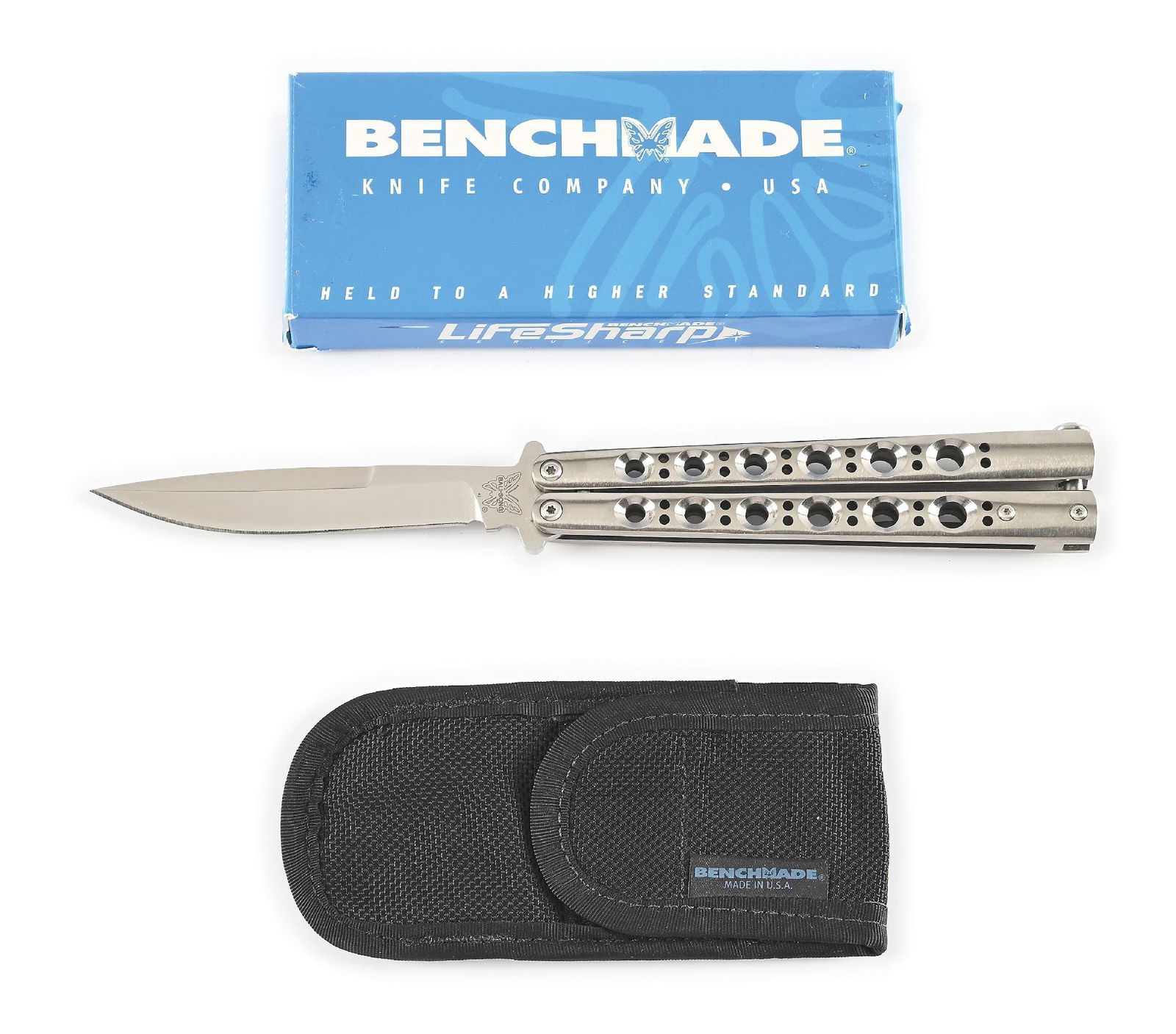 BENCHMADE BALI-SONG BUTTERFLY KNIFE 42MC. (1 of 8)
