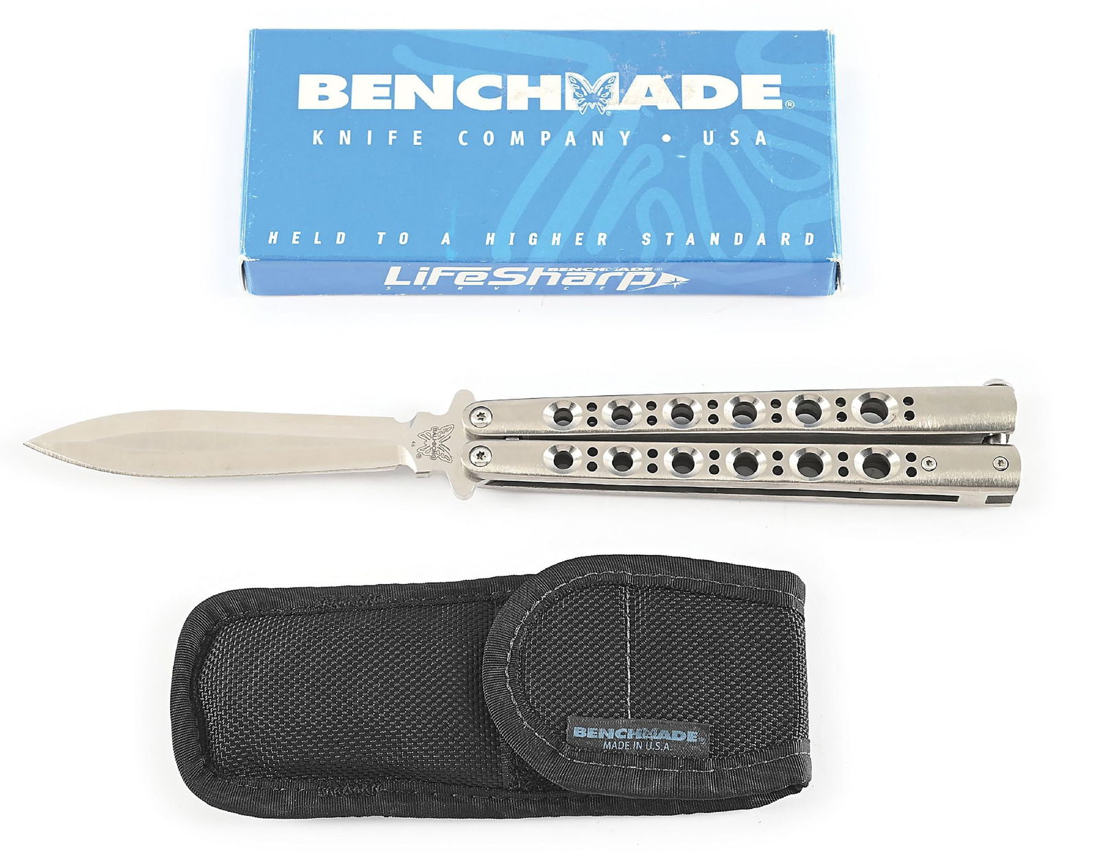 BENCHMADE BALI-SONG BUTTERFLY KNIFE 46-01. (1 of 8)