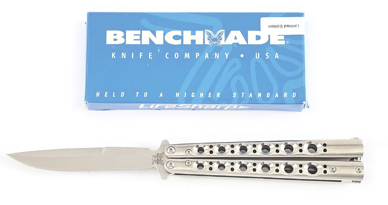 BENCHMADE BALI-SONG BUTTERFLY KNIFE 42SS-01 #27 OF 50 LIMITED EDITION. (1 of 9)