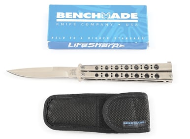 BENCHMADE BALI-SONG BUTTERFLY KNIFE MODEL 42.