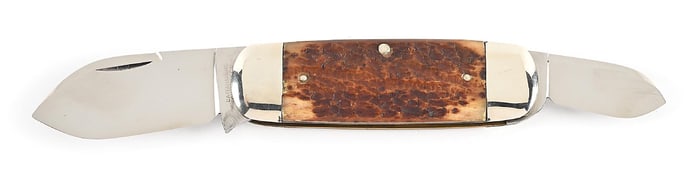 EXCEPTIONAL. C.1920S CATTARAUGUS CUTLERY CO. LITTLE VALLEY, NY PATTERN 22929 SUNFISH ELEPHANT