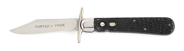 SCHRADE WALDEN, NY. PATTERN NO. 153. SALESMAN’S SAMPLE HUNTER’S PRIDE FOLDING GUARD