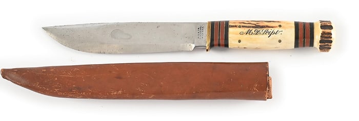 MSA CO. FOUR PIN STAG HANDLE IDEAL WITH TUBE SHEATH.