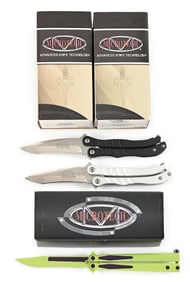 LOT OF 3: BOXED MICROTECH METALMARKS AND TACHYON.