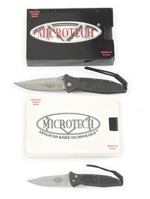 LOT OF 2: BOXED MICROTECH SOCOM ELITE AND MINI SOCOM.