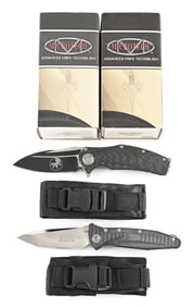 LOT OF 2: BOXED MICROTECH MATRIX AND SOCOM DELTA T/E.