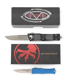 LOT OF 2: BOXED MICROTECH COMBAT TROODON AND HERA II MINI.