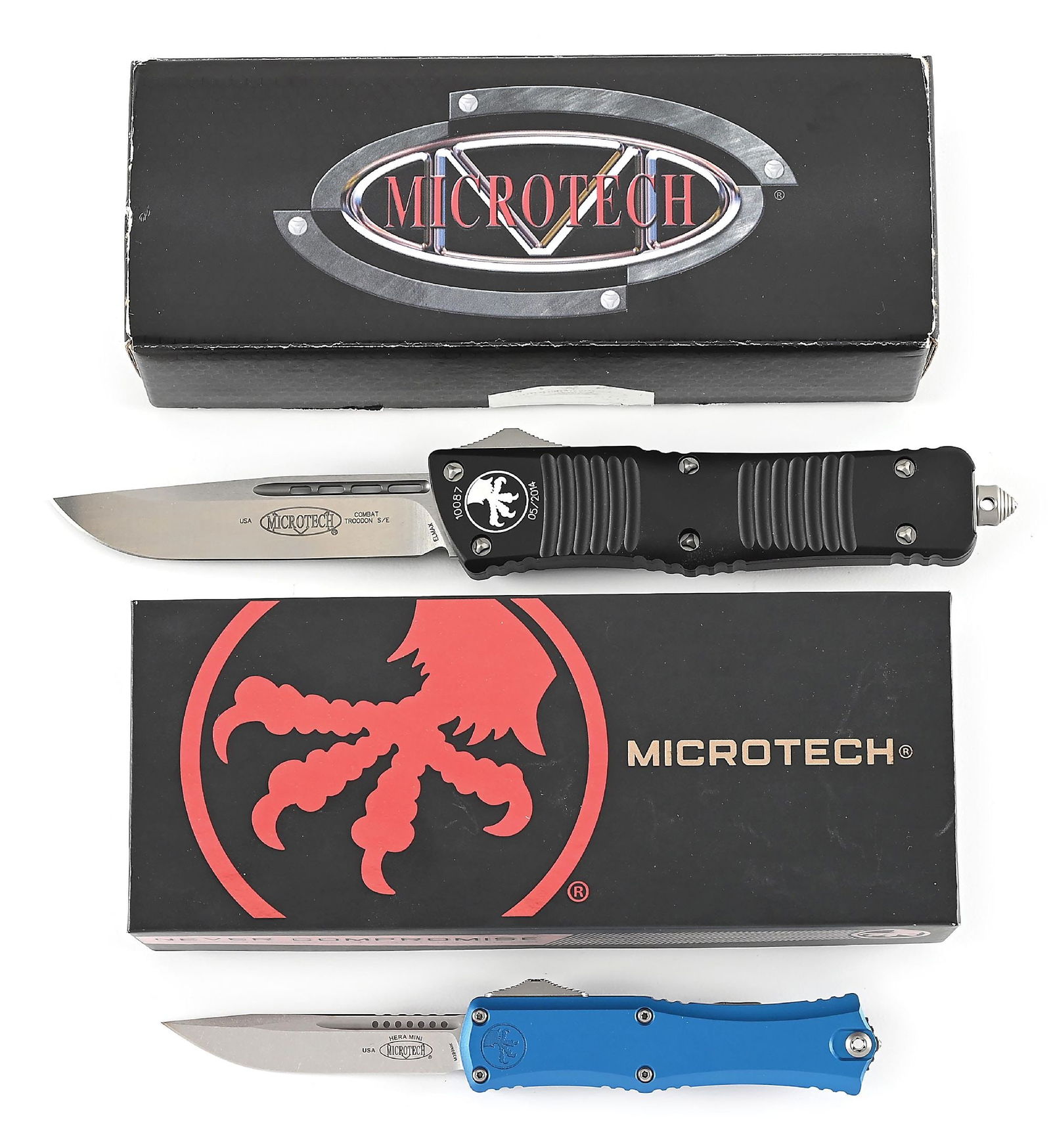 LOT OF 2: BOXED MICROTECH COMBAT TROODON AND HERA II MINI. (1 of 10)