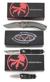 LOT OF 3: BOXED MICROTECH AMPHIBIAN, ULTRATECH, AND TROODON MINI.