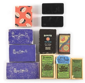 LOT OF MISCELLANEOUS POCKET KNIFE BOXES.