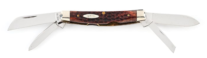C. 1973-74 6 DOT TO 7 DOT 6488 4 BLADE CONGRESS WITH JIGGED BONE HANDLES.