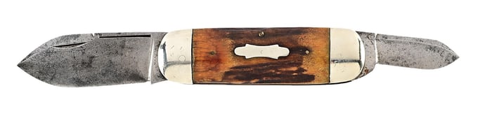 RARE. C. PRE-1911 M.S.A. CO. GLADSTONE MICH. USA STAG HANDLE SUNFISH ELEPHANT TOENAIL.