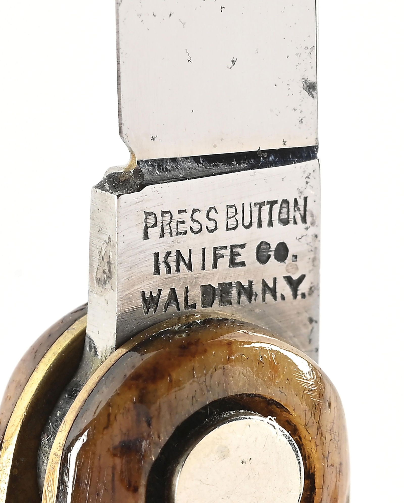 PRESS BUTTON KNIFE CO. DOUBLE BLADE SWITCHBLADE. - 4