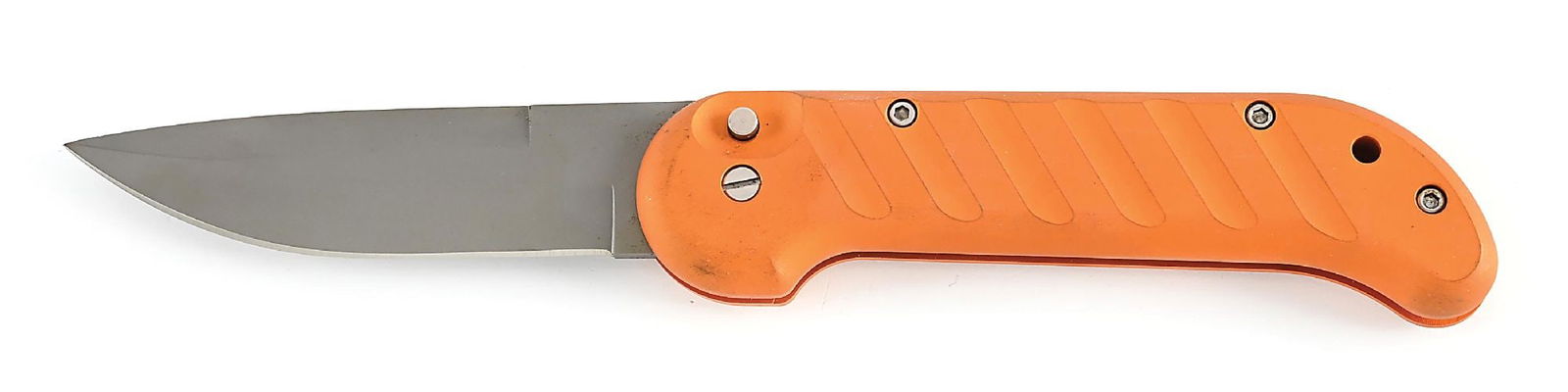 C. 1980S CHARLES OCHS (OX) NAVY SEAL BLACK KNIFE SWITCHBLADE. (1 of 6)