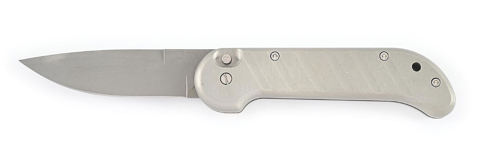 C. 1980S CHARLES OCHS (OX) NAVY SEAL BLACK KNIFE SWITCHBLADE. (1 of 6)