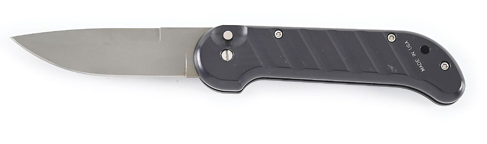 C. 1980S CHARLES OCHS (OX) NAVY SEAL BLACK KNIFE SWITCHBLADE. (1 of 6)