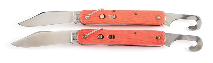 LOT OF 2: SCHRADE WALDEN NY USA STAINLESS MC-1 PARATROOPER SWITCHBLADES