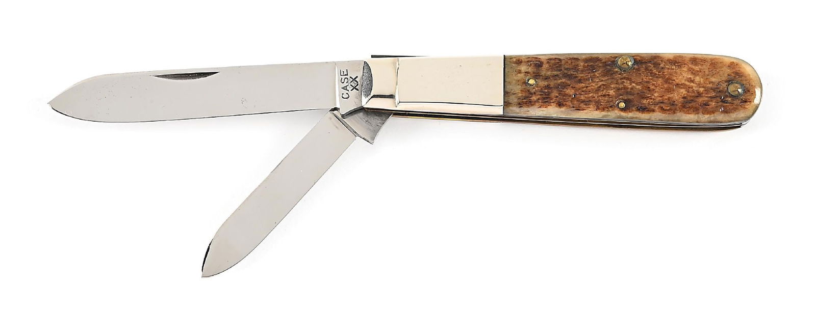 C. 1940-1964 CASE XX 6205 BARLOW WITH GREEN BONE HANDLES. (1 of 6)