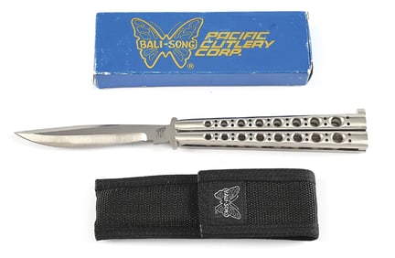 RARE CUSTOM PACIFIC CUTLERY BALI-SONG USA JODY SAMSON BUTTERFLY KNIFE.