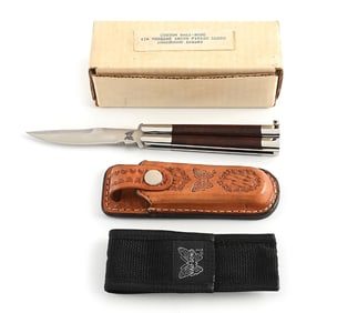 CUSTOM BALI-SONG USA JODY SAMSON GROUND BUTTERFLY KNIFE.