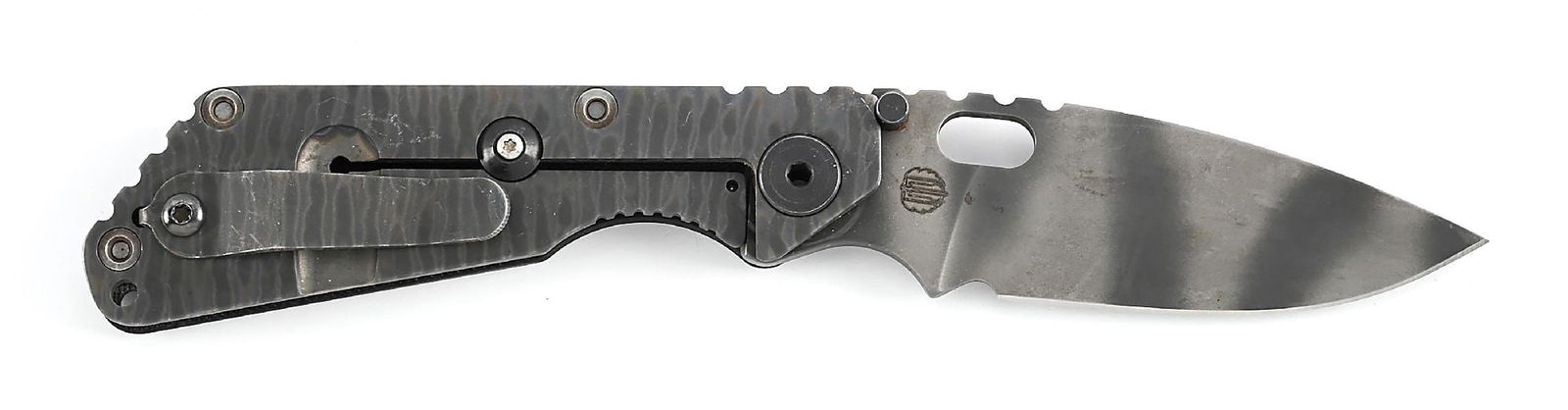 CUSTOM MICK STRIDER SMF LINER LOCK FOLDER. - 2