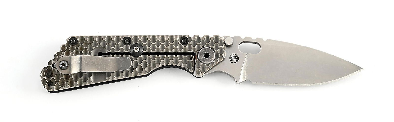 CUSTOM MICK STRIDER LARGE SMF LINER LOCK FOLDER. - 2