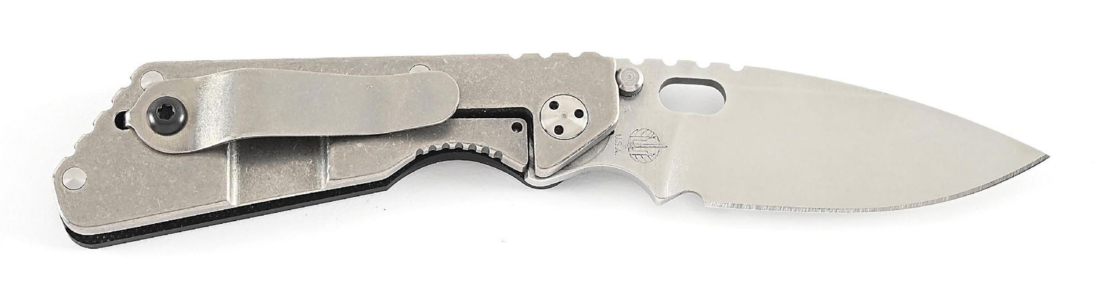 CUSTOM MICK STRIDER SNG LINER LOCK FOLDER. - 2