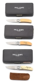 LOT OF 3: C. 1970S-80S GERBER PAUL KNIVES IN ORIGINAL BOXES.