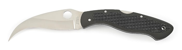 C. 1980S-90S SPYDERCO CIVILIAN PLAIN EDGE TUFFRAM HANDLE LOCK BACK FOLDER.