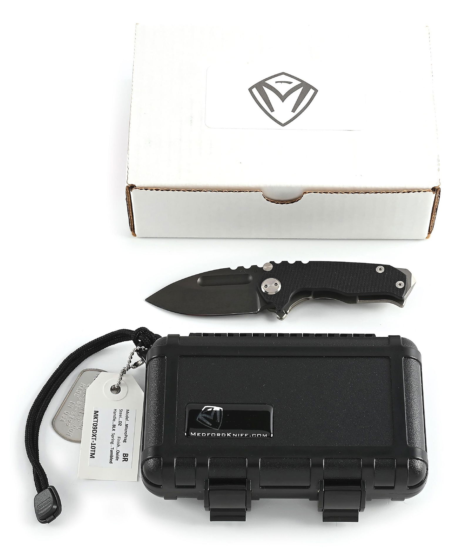 BOXED MEDFORD KNIFE & TOOL MICRO PRAETORIAN. (1 of 9)