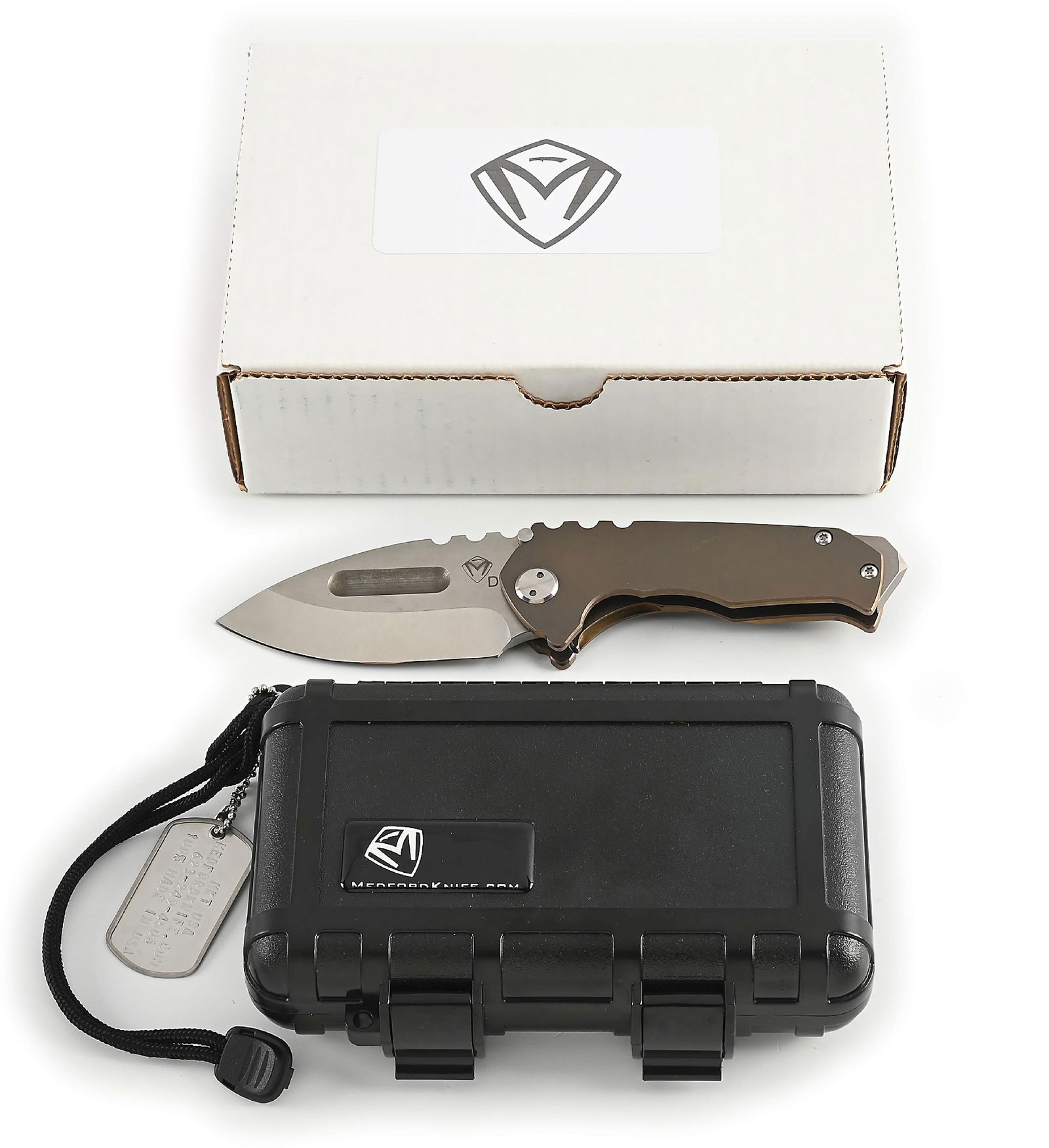 BOXED MEDFORD KNIFE & TOOL PRAETORIAN T. (1 of 9)