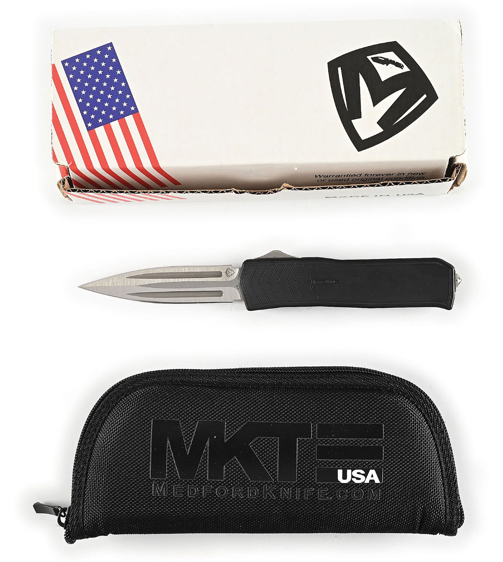 BOXED MEDFORD KNIFE & TOOL OTF DAGGER. (1 of 9)