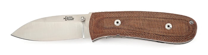 BOB DOZIER CUSTOM MICARTA YUKON SKINNER FOLDING HUNTER.