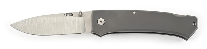 BOB DOZIER 2005 CUSTOM TITANIUM FRAME LOCK BACK FOLDING HUNTER.